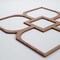 Ekena Millwork Large Olivia Decorative Fretwork Wood Wall Panels, Walnut, 23 3/8"W x 23 3/8"H x 3/8"T WALW24X24X0375OLVWA - alternate 3